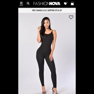 Fashion Nova Season Jumpsuit - Black